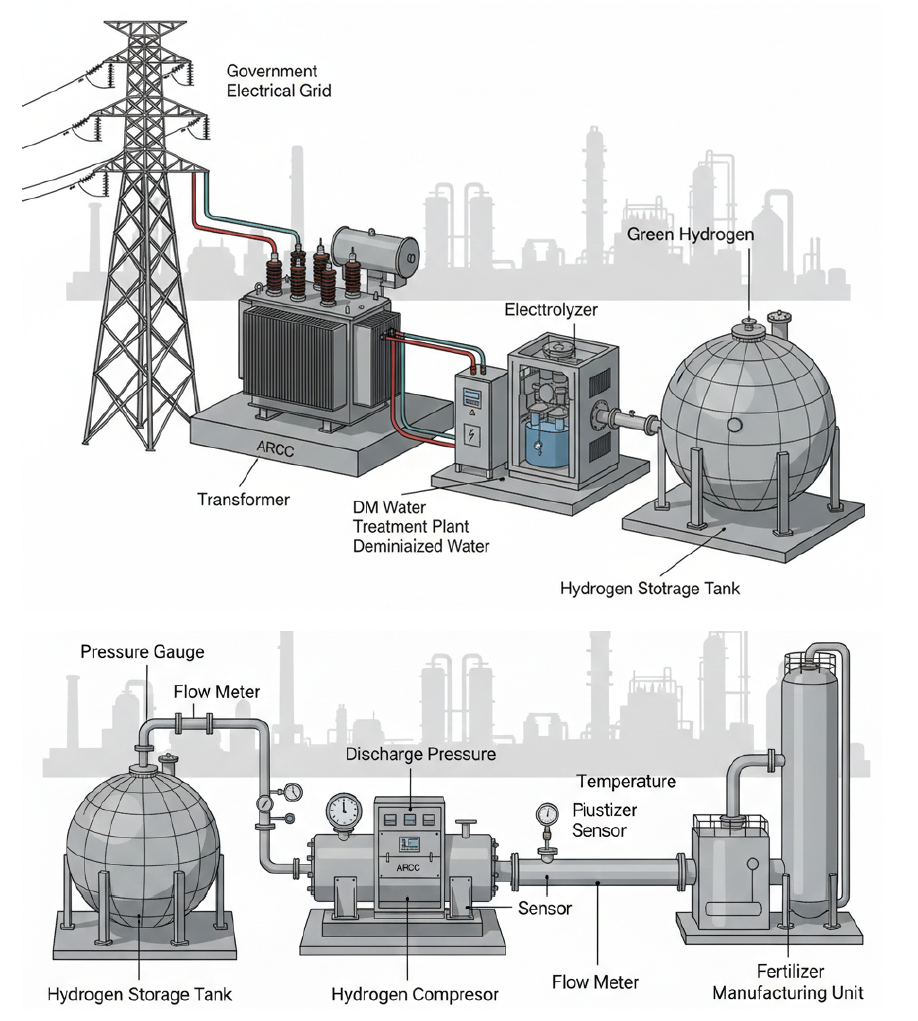 Green hydrogen production via wind-powered electrolysis – Steelco Power